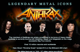 Anthrax Graphic Design Poster