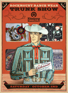 Rockmount Ranch Wear Graphic Design Poster